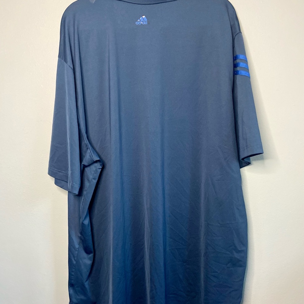 Adidas Men's Navy Polo Shirt - Picture 2 of 3